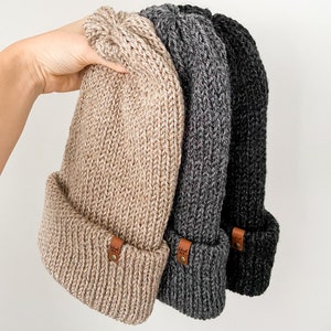 Slouchy Knit Winter Beanie for Women Toque for Women, Mothers Day Gift Idea