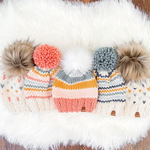 Northern Hearts Toque Custom Order Kids and Baby Winter Hat - Etsy Canada