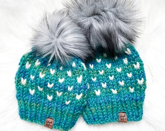 READY TO SHIP - Kids and Baby Knit Winter Toque