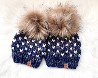 READY TO SHIP - Kids and Baby Knit Winter Toque