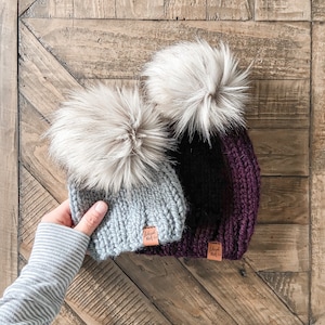 Winter knit hat for baby and kids, winter knit beanie, baby shower gift idea,