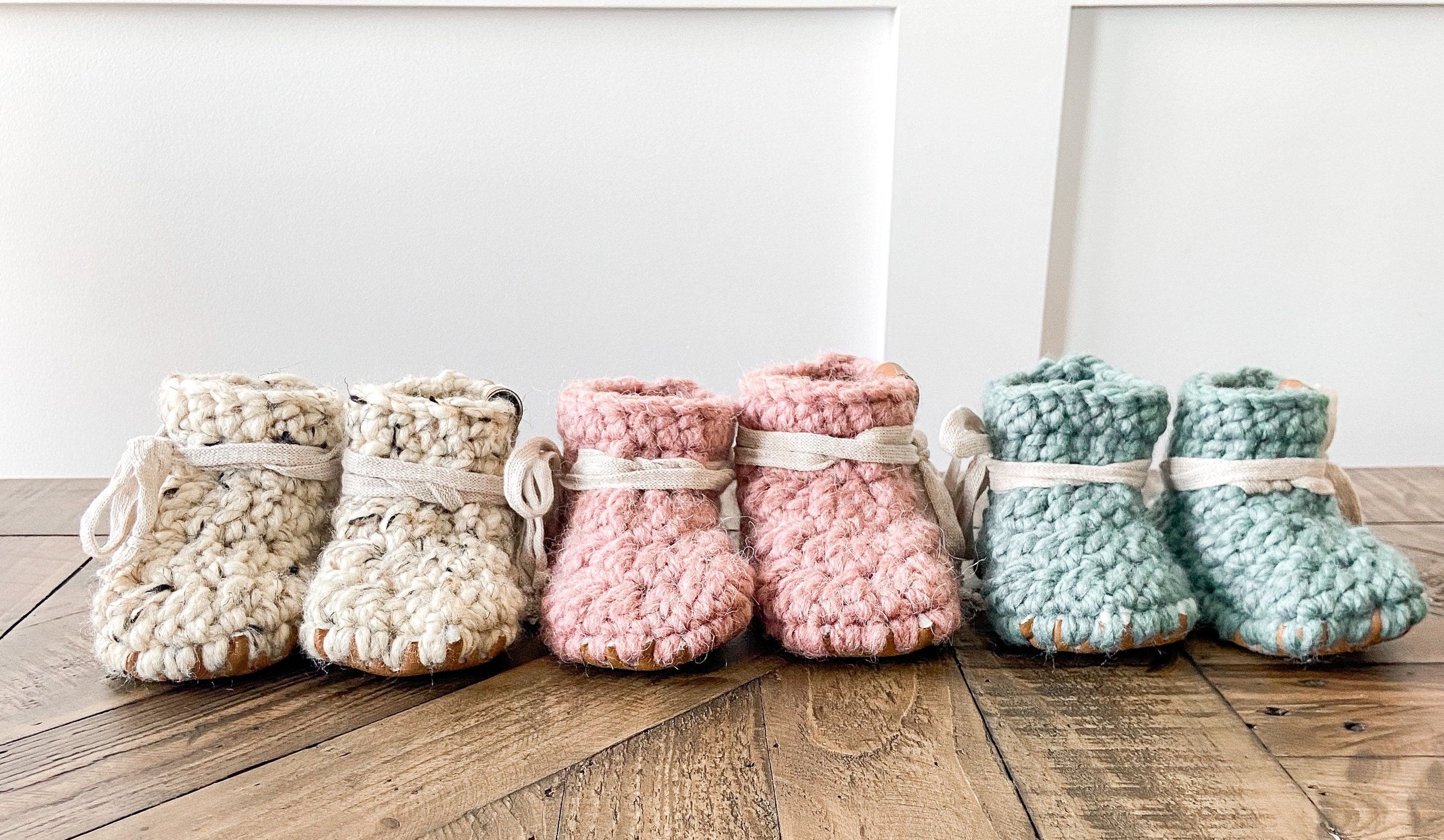 BABIES First Booties Crochet Baby Boots Infant Boots Baby Etsy