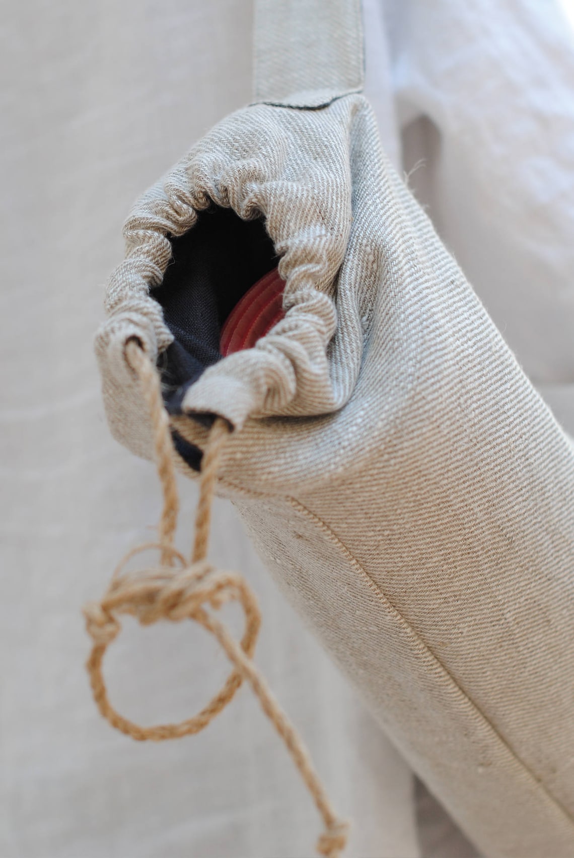 Linen Yoga Mat Bag Linen Yoga Bag With Pockets Etsy