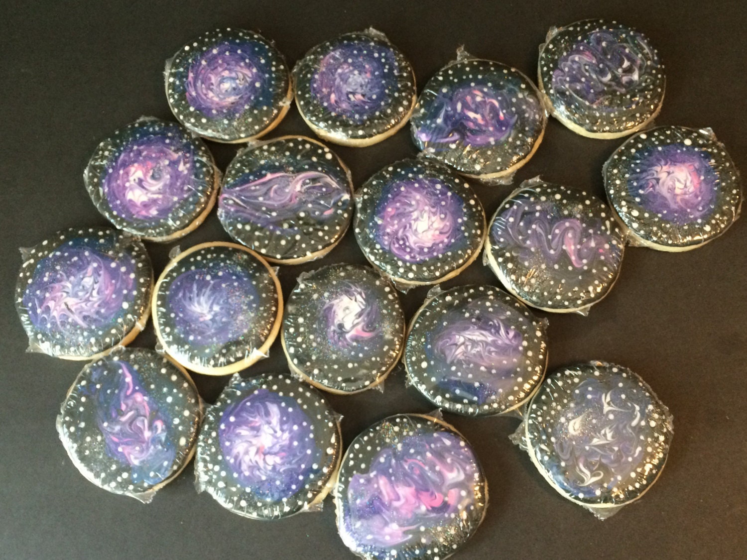 Galaxy Sugar Cookies Etsy
