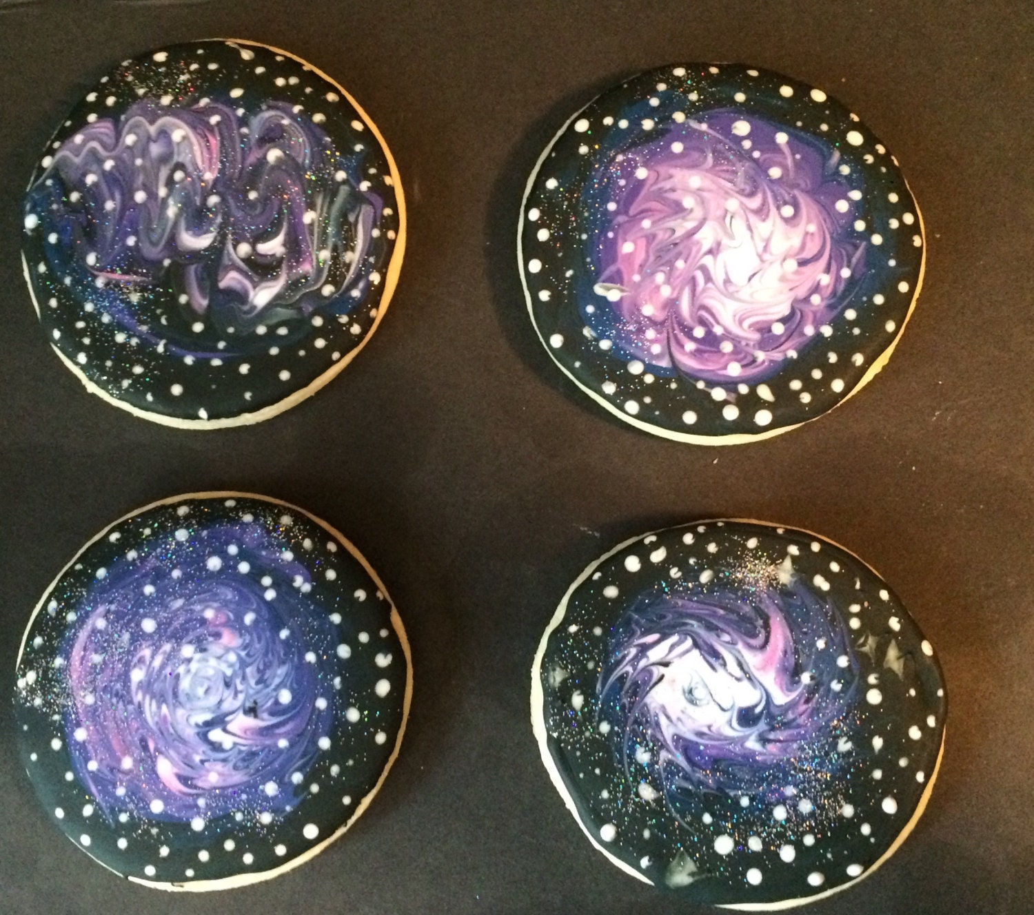 Galaxy Sugar Cookies Etsy