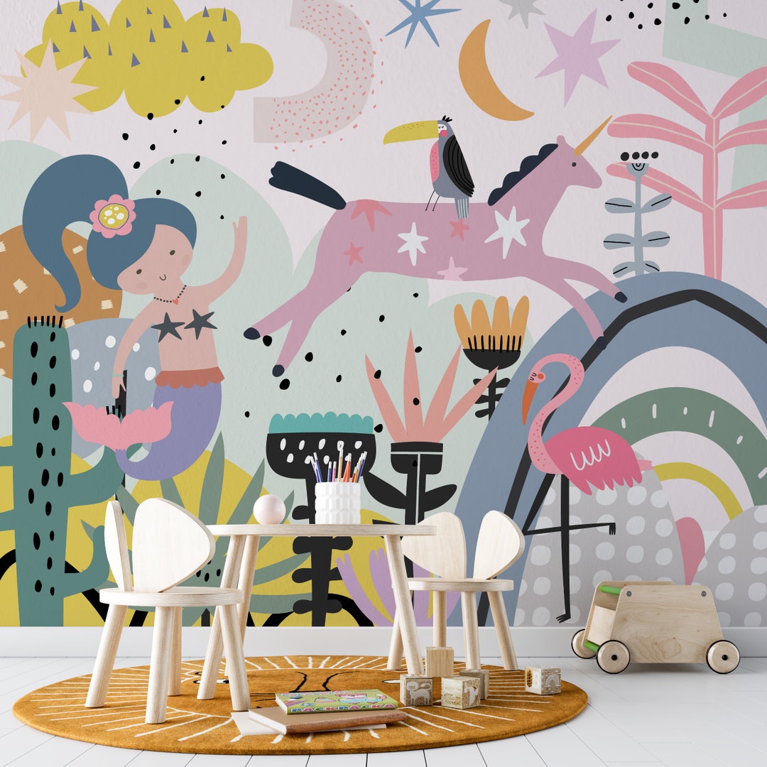 Wonderlove Wallpaper Mural - Etsy
