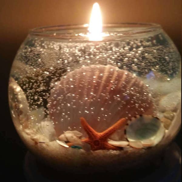 Piękne świece żelowe oceaniczne (wysyłka w zestawie)