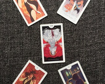 5 Card Tarot Reading - Light Grey Tarot