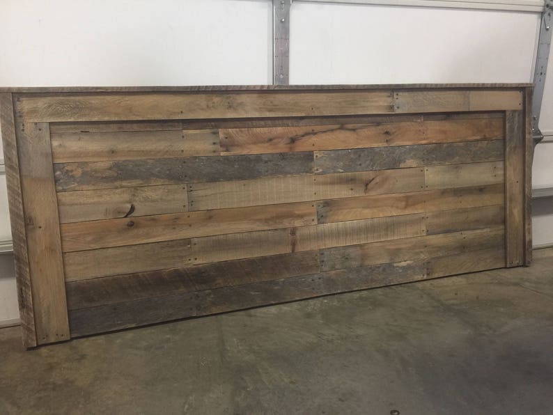 Reclaimed Pallet headboard image 3