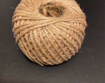 Natural Brown Jute Burlap Rope Twine String Cord Shank Craft Making DIY 55 YARD