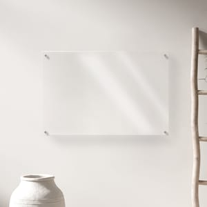 Clear Acrylic Board - Blank Dry Erase Board for Office and Home - Clear Acrylic Landscape, Portrait Panel - Large Acrylic Blank Board