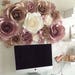 Alexis Faust reviewed Paper Flowers Wall Decoration - Large Paper Flowers - Paper Flower Wall Decor - Paper Wall Flowers - Nursery Paper Flowers