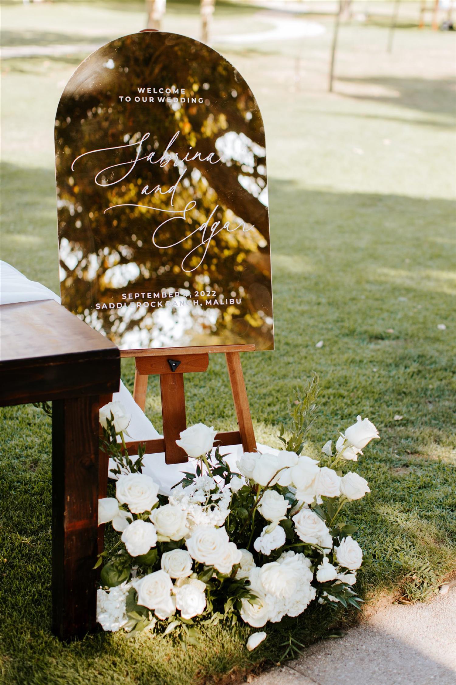 Plaque De Mror De Marage Personnalsée, Plaque De Benvenue Pour