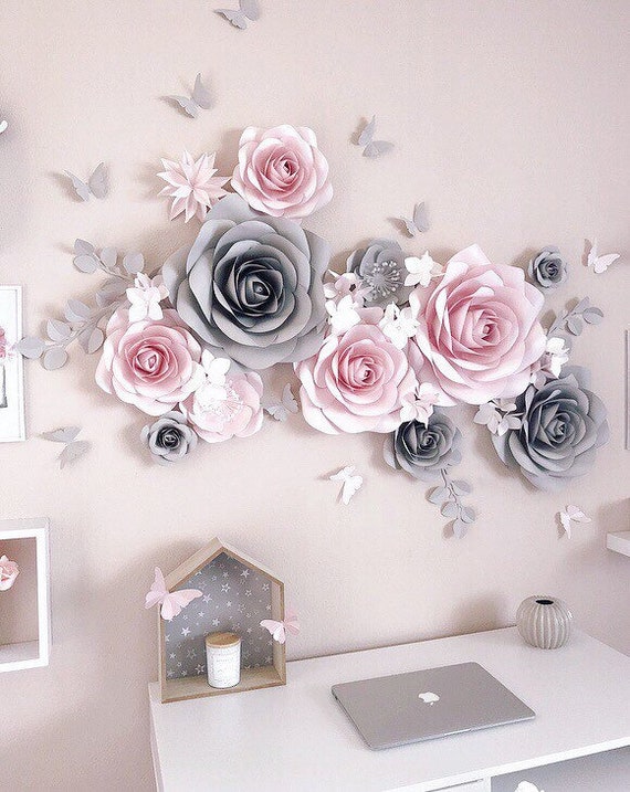 nursery wall flower decor