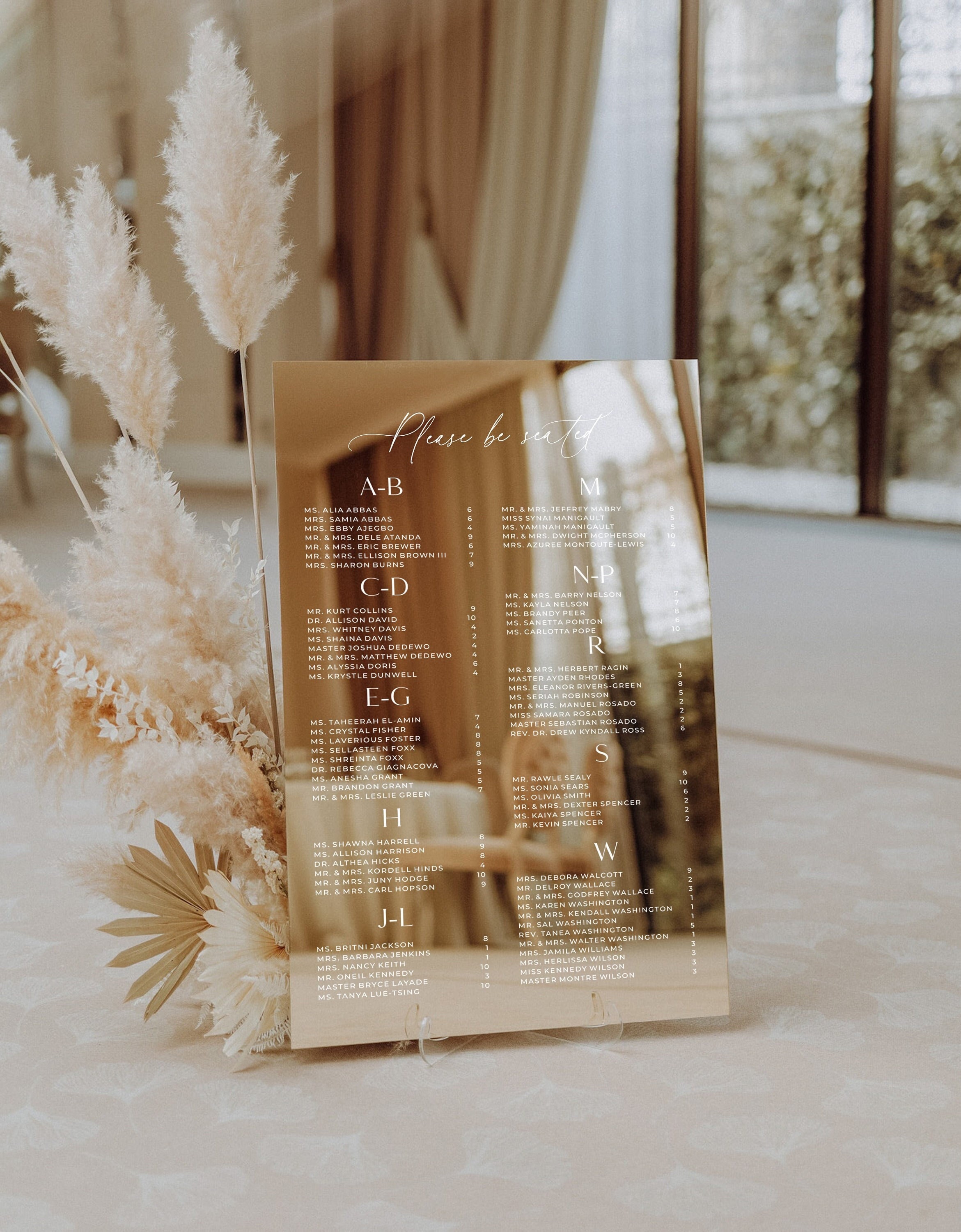 Gold Mirror Seating Chart Sign, 3d Elegant Find Your Seat - Seating Plan,  Luxury Wedding Table Plan, Mirror Wedding Decoration - Golden Reception  Signage - Custom Ceremony Sign