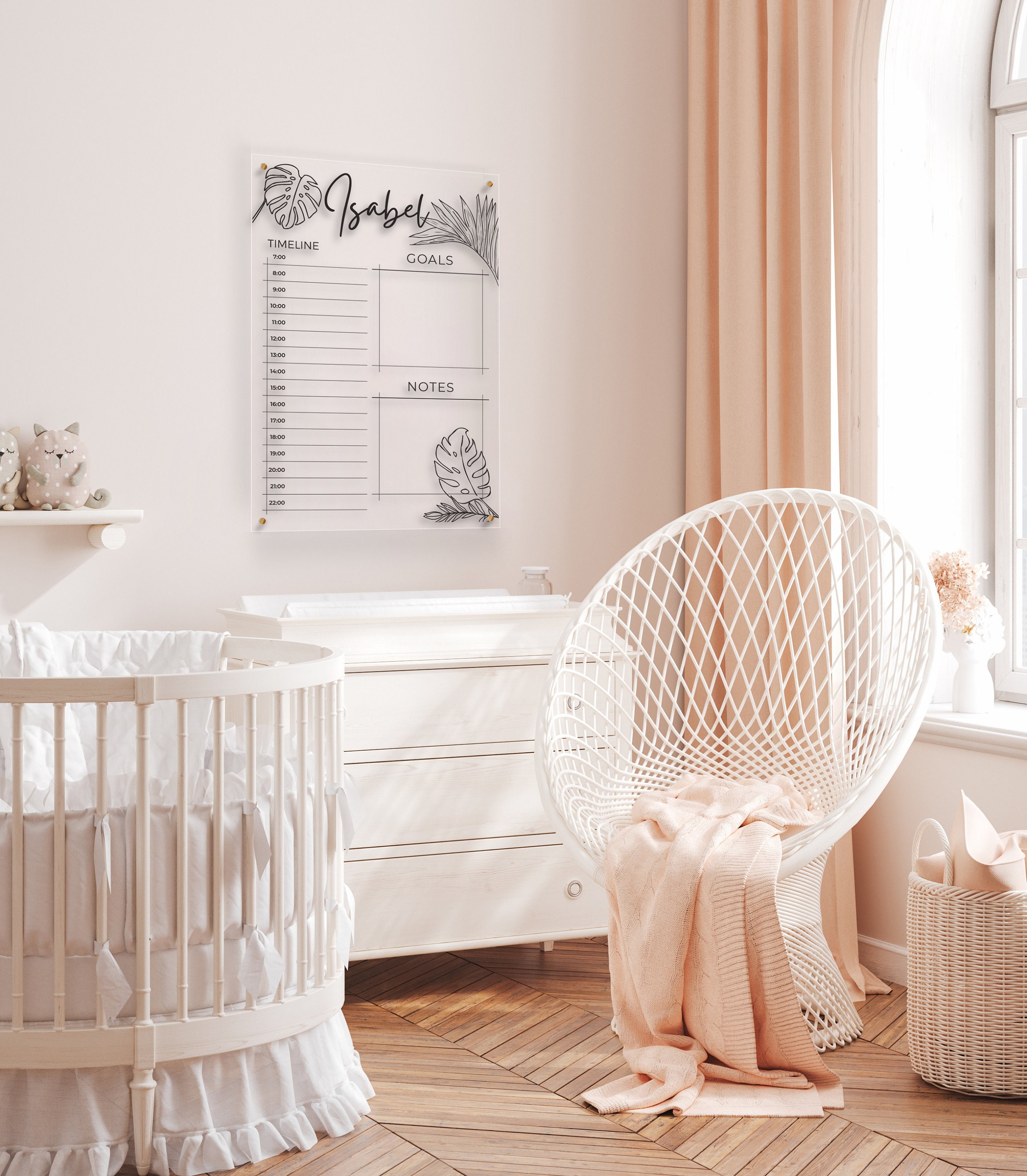 Ellery round store crib