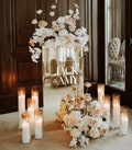 Gold Mirror Acrylic Wedding Welcome Sign - Wedding Reception Sign - Welcome Ceremony Sign - Wedding Signage - Modern Wedding Signs