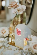 Wedding Signature Drink Sign - Gold Mirror Bar Menu Sign - His and Hers Wedding Cocktails - Signature Drinks Menu - Wedding Bar Signage product logo