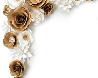 Large Paper Flowers - Wedding Paper Flowers - Paper Flowers - Wedding Flower Wall - Paper Flower Backdrop