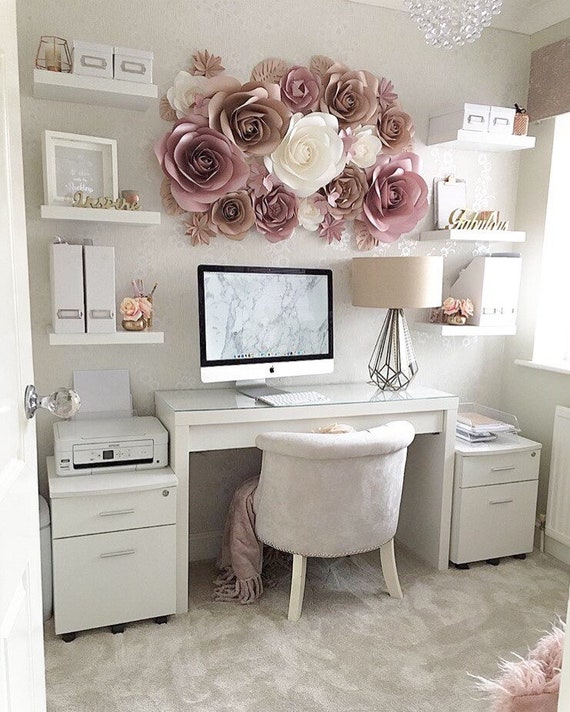 Giant Paper Flowers Wall Decor Ideas