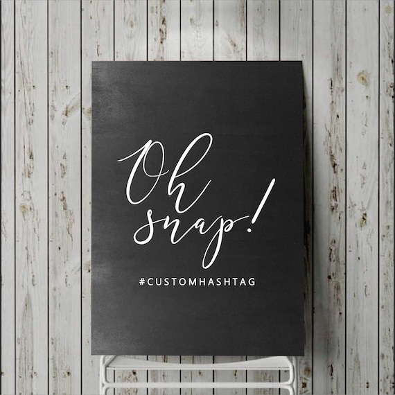 Large Custom Hashtag Decal Sticker customizable #