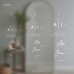 Wedding Mirror Sticker Vinyl Decal For Mirror DIY Wedding Sign Custom Decal We're So Glad Your Here Wedding Mirror Monogram Personalised 02 image 4
