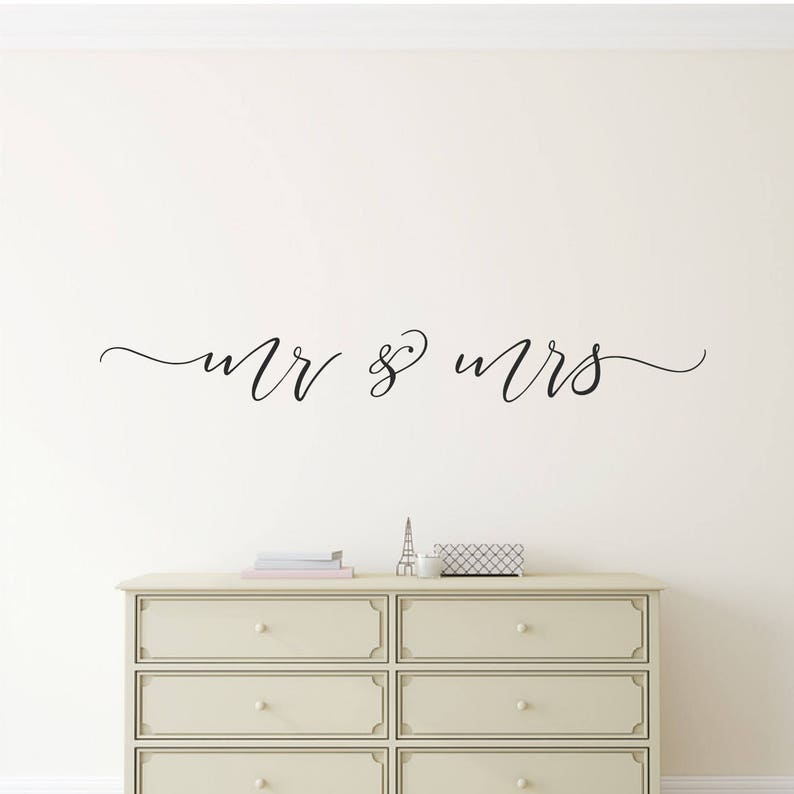 Over Bed Wall Decor Above Bed Wall Decal Quote Bedroom Wall Etsy