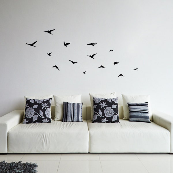 Bird Wall Decal - Etsy UK