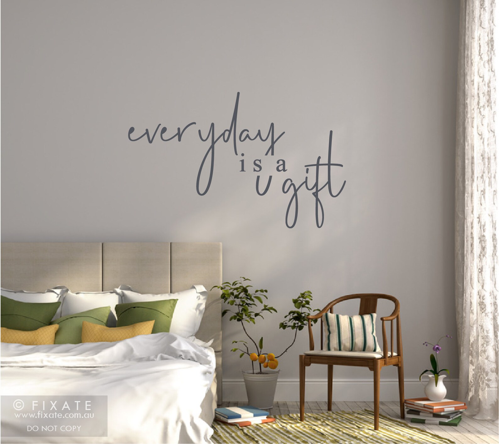 Everyday is A Gift Wall Sticker Quote Vinyl Wall Decal Etsy