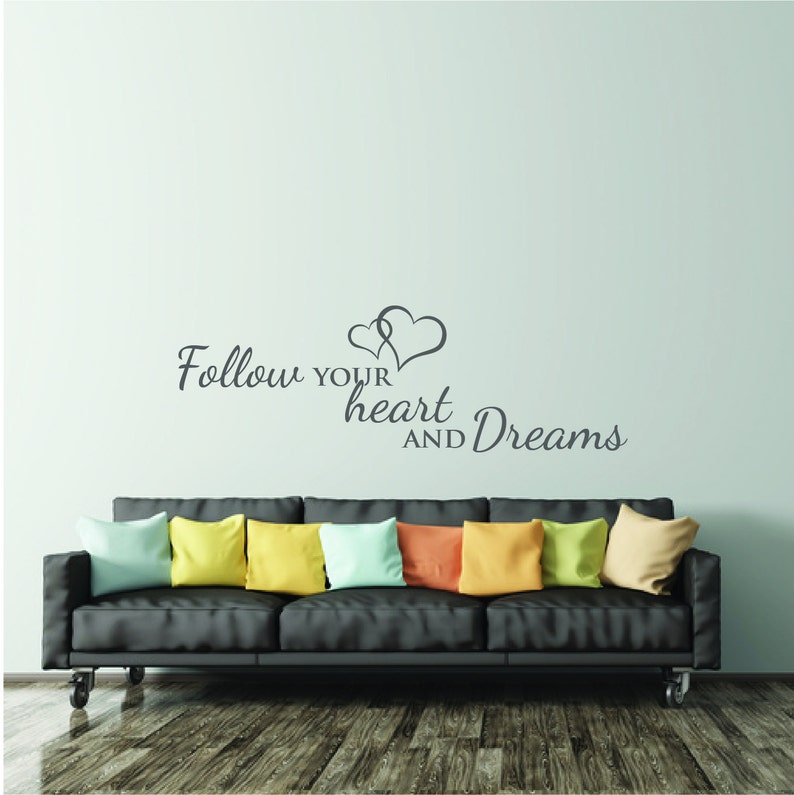 Wall Decal Bedroom Quote Inspirational Wall Sticker Saying Etsy