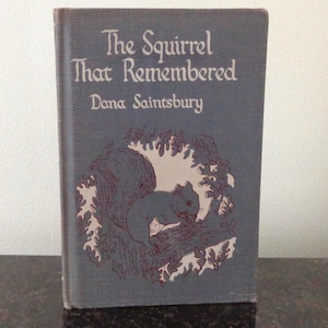 Vintage Children's Book Squirrel - Etsy