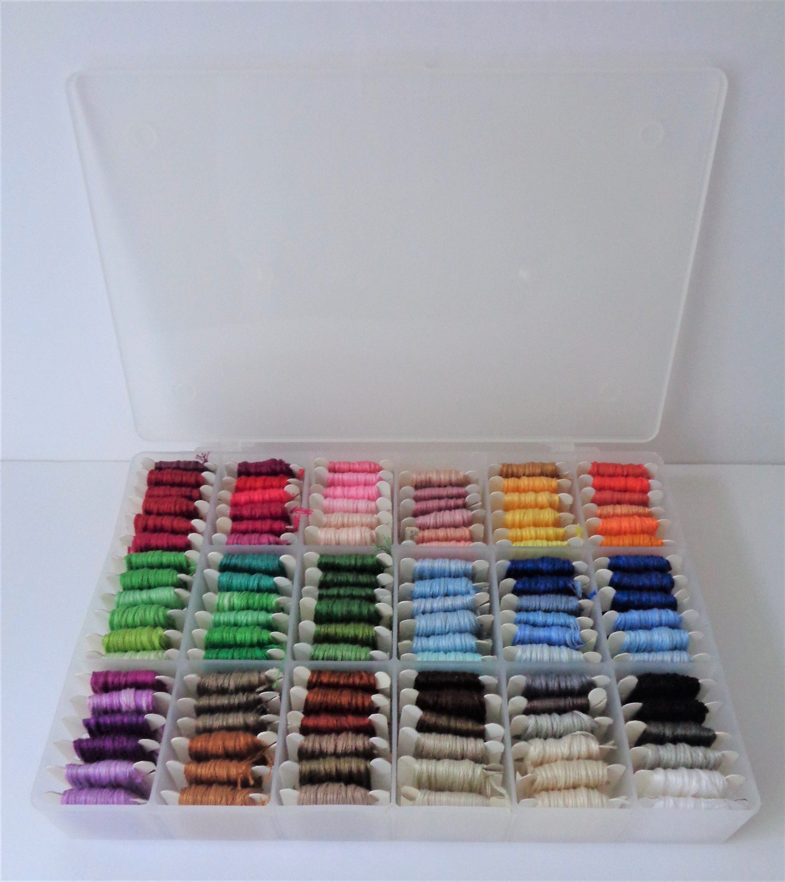 96 Colors Embroidery Floss Organizer Storage Box Friendship Bracelet