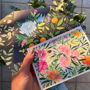 Conjunto de 10 tarjetas de felicitación de tus deseos
