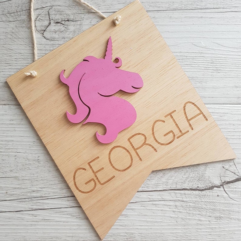 Stamp Design 4u Childrens Personalised Name Bedroom Door