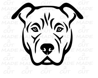 Pittbull SVG - Diseño de perro - Diseño de svg de cachorro