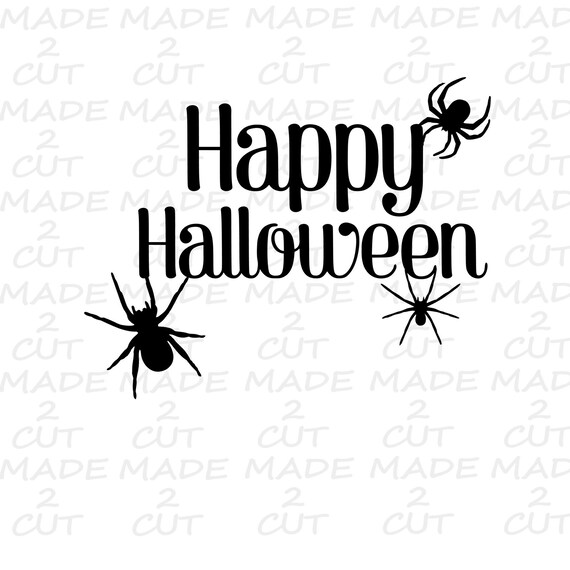 Download Halloween Svg Happy Halloween Studio Holiday Svg Spider Etsy