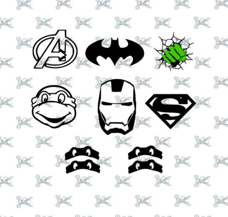 Download Superhero Svg Design file Iron man svg Avengers svg Ninja ...