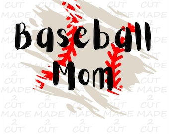 Baseball Mom PNG File: Sports Design (Digital Download)
