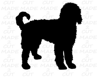 Golden Doodle SVG: Dog Silhouette Cut File (Digital Download)
