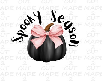 Spooky Season Pumpkin PNG: Halloween Digital Design (Digital Download)
