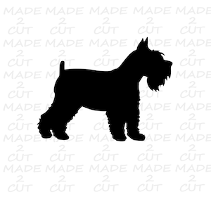 Schnauzer Dog SVG Design (Digital Download)