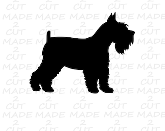 Schnauzer Dog SVG Design (Digital Download)