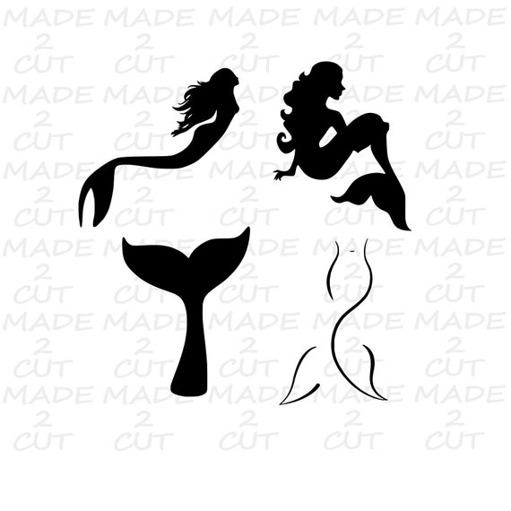 Mermaid Svg Mermaid Svgs Mermaid Cut Files Svgs Etsy