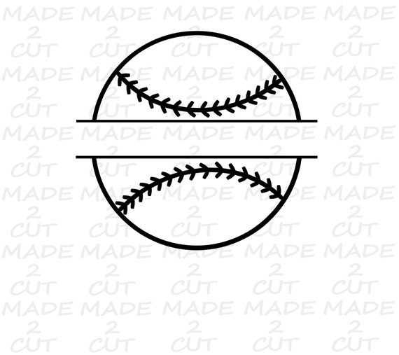 Baseball Svg Digital Download Baseball Monogram Svg Baseball Etsy