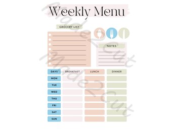 Printable Weekly Meal Planner: Plan, Prep, and Savor