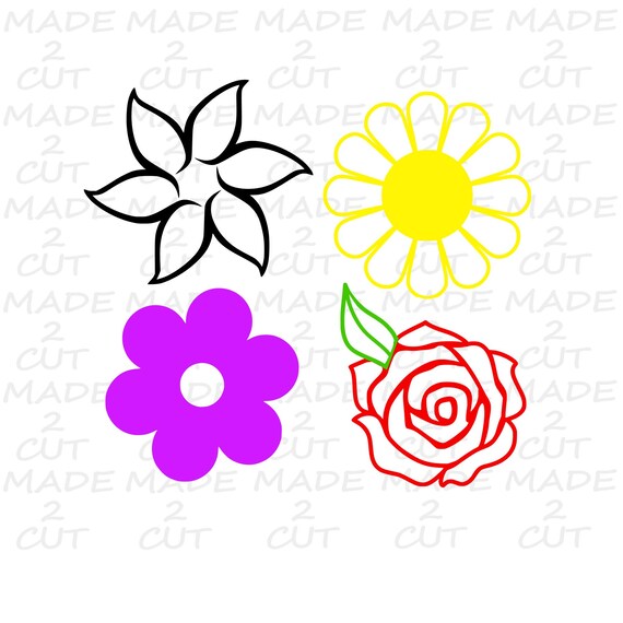 Download Free Flower Svg Design Sunflower Svg Silhouette Studio Design Etsy SVG Cut Files