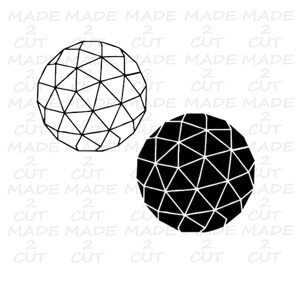 New Years Eve Ball 2023 SVG - Happy New Year - SVG - New Year Design - NYE Ball