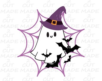 Ghost Halloween - Digital Download Halloween PNG digital design - Ghost - Bat