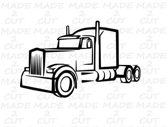 Free Free Semi Truck Svg Images 407 SVG PNG EPS DXF File