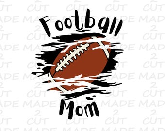 Football Mom PNG Design (Digital Download)